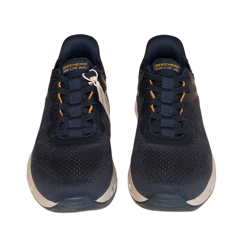 Skechers Men's Navy and Tan Athletic Sneakers